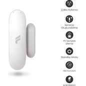 Fonri Akıllı Kablosuz Kapı Pencere Sensörü, Wifi, Mobil Bildirim, Uzaktan Takip, 2 Yıl Garantili, Google Asistan Ve Tuya Destekli
