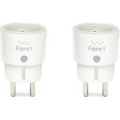 Fonri Akıllı Priz (16 AMPER) 2'li Set, Uzaktan Kontrol, Anlık Enerji Tüketim Takip, Wifi, Zamanlayıcı, 2 Yıl Garantili, Tuya Destekli - 2 Adet