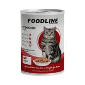 Foodline 400 gr Biftekli Yetişkin Kedi Konservesi