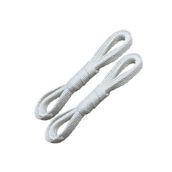 Foottab Ayakkabı Bağcığı 120 Cm Yassı Converse Bağcık Spor Ayakkabı Bağı Ipi-beyaz