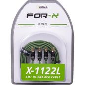 For-X X-1122L 2 RCA + 2 RCA 5 mt Bakır Kablo