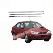 Ford Focus 1 SW Tk 1998-2005 Paslanmaz Çelik 4 Parça Krom Cam Çıtası