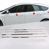Ford Focus 2 2005-2011 Krom Cam Çıtası