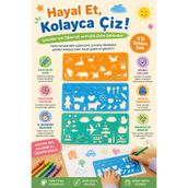 Formera 3'lü Çocuk Çizim Şablonu Seti | Eğitici ve Eğlenceli Şekil Çizme Cetveli