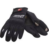 ForteGT 07 Korumalı Dokunmatik Yazlık Motosiklet Eldiveni - Siyah - 2XL