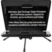Fortinge Mıa Kıt(Telefon Prompter+Bluetooth Kumanda) - Siyah