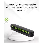 Fosforlu Işıltı ile Araç Içi Telefon Numaratörü – Güvenli Parkın Anahtarı
