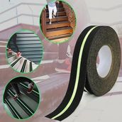 Fosforlu Kaydırmaz Bant 5CMX25M Yeşil Fosforlu Merdiven Bandı 50MM Fotolümenli