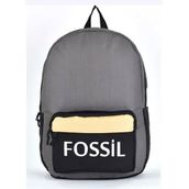 Fossil 9504 Gri Çok Gözlü Günlük Seyahat Unisex Sırt Okul Çantası