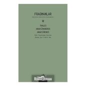 Fragmanlar - Anaksimandros Anaksimenes Thales