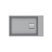 Franke Kubus 2 Kng 110-62 Stone Grey Tek Gözlü Damlalıksız Renkli Eviye