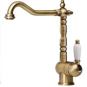 Franke Old England Bronz Tek Kollu Batarya