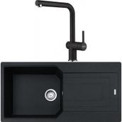 Franke Urban Ubg 611-100 Nero Granit Eviye-Active Plus Doccia Batarya Seti