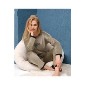 Fransız Kadifesi Kadın Pijama Takımı 1593-3