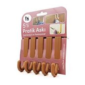 Frater 5'li Açık Kahve Pratik Askı