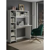 Freehome Premium Mdf Ürün Modern Kitaplıklı Çalışma Masası | Raflı Öğrenci ve Home Ofis Bilgisayar Masası - 165X107X45 - Beyaz