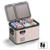 Frefly Store Bluetooth Bağlantılı 39 Litre Oto Buzdolabı, Çift Bölmeli Kompresör