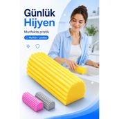 Fresh Moon Çok Amaçlı Sünger 1 Adet Banyo Mutfak Duşakabin Fayans Arası Temizleyici Sihirli Bulaşık Sünger