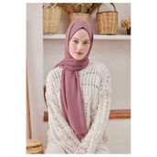 Freshscarfs Bambu Gül Pembe Eşarp