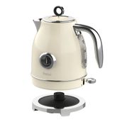 Fressi FR-KT05 Vintheat 1.7 lt Isı Göstergeli Retro Krem Kablosuz Kettle Su Isıtıcısı