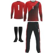 FreySport Compactness Siyah Kırmızı Kaleci Seti
