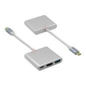 Frisby FA-7656TC Type-c To HDMI+USB3.0-PD Çevirici