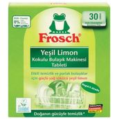 Frosch Yeşil Limonlu 30 Bulaşık Makinesi Tableti