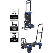 FT140 67/136KG Katlanabilir Yük Taşıma Arabası - Siyah - Lacivert