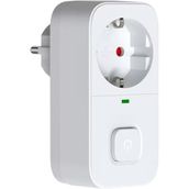 FTR-16 Akıllı Priz, 3680W, 250V/16A, Aşırı Akım Koruması, On/Off Düğmeli, Beyaz, Duvar Tipi