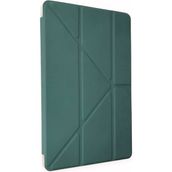 Fuchsia Apple iPad 10.2 8. Nesil - 9. Nesil Uyumlu Kalemlikli Premium Standlı Katlanabilir Uyku Modu Yeşil Tablet Kılıfı