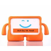 Fuchsia Apple İpad 10,9 İnç 10. Nesil Uyumlu İbuy Standlı Yumuşak Eğlenceli Çocuk Tablet Kılıfı