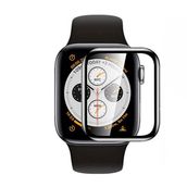 Fuchsia Apple Watch 7 41 mm PPMA Kenarları Full Kapatan Screen Protector Pet Saat Ekran Koruyucu