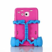 Fuchsia Galaxy Tab 3 Lite 7.0 T110 Eva Boxer Tablet Silikon Kılıf