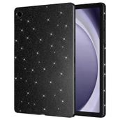 Fuchsia Galaxy Tab A9 Plus 11 inç Işıltılı Mor Tablet Kılıfı