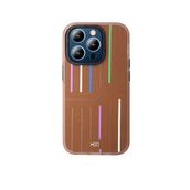 Fuchsia İphone 15 Pro Max Uyumlu Hbc-221 Roma Kahverengi Kılıf