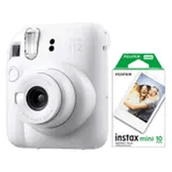 Fujifilm Instax Mini 12 Beyaz Fotoğraf Makinesi ve 10'lu Mini Film