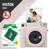 Fujifilm Instax SQ1 Beyaz Fotoğraf Makinesi ve 20'li Kare Film