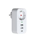 Fulltech Akilli Priz 1Xtype-C 2Xusb Ftr-17