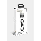 Fulltech FC33 Type-C To Lightning 27W-3A Transparent 1.2 m Kablo