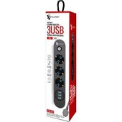 Fulltech Ftr-01 Termal Akım Korumalı Priz 3x USB Akıllı