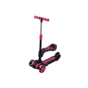 Furkan Toys Cool Wheels Led Işıklı Oturaklı Pembe Combo Scooter