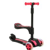 Furkan Toys Kırmızı Cool Wheels Combo Oturaklı Scooter
