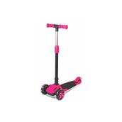 Furkan Toys Tulpar Pembe 3 Teker Işıklı Katlanır Scooter