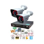 Fury 5525A 2 Kameralı 5MP Lensli 1080P 2MP Görüntü 6 Atom 1TB Gece Görüşlü Full HD Güvenlik Kamerası