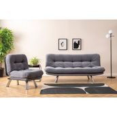 Futon Pafu Hippo Gri Koltuk Takımı