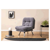 Futon Pafu Hippo Gri Yataklı Tekli Koltuk