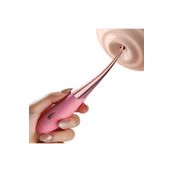 G Spot vibratör güçlü yüksek frekans Lick klitoris Şarjlı Kolay Kullanım Anti Alerjik Pembe