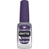 Gabrini Matte Flat Brush Mor 13 ml Oje