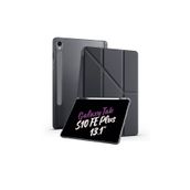 Galaxy Tab S10 FE Plus Uyumlu 13.1 inç Kalem Bölmeli Standlı Tri Folding Tablet Kılıfı Siyah