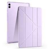 Galaxy Tab S11 Ultra Uyumlu Kalem Bölmeli Uyku Modlu Standlı Tablet Kılıfı (Lila)